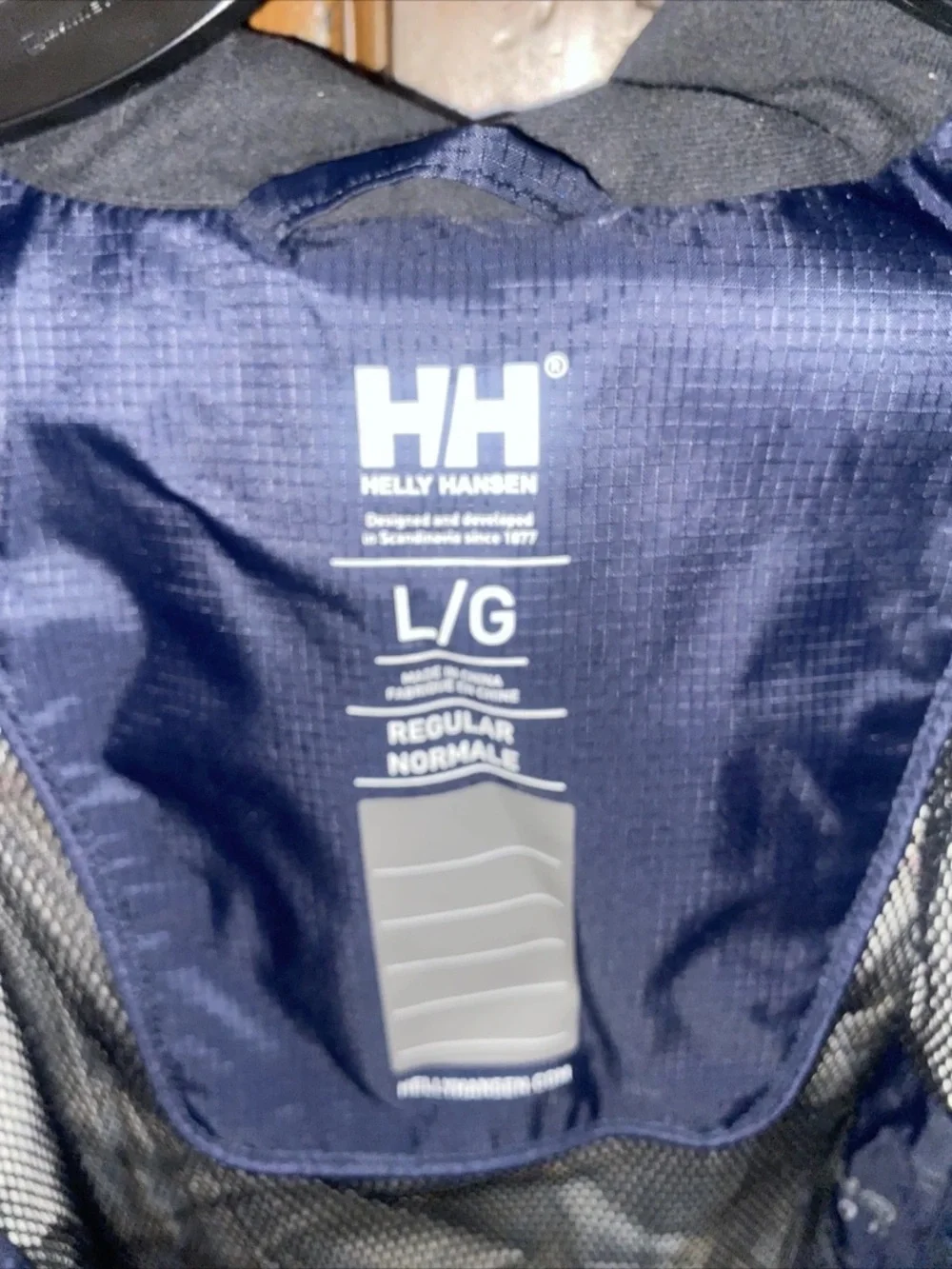 Youth Girls HELLY HANSEN TECH PERFORMANCE Hooded Parka Jacket-Navy Blue-LARGE